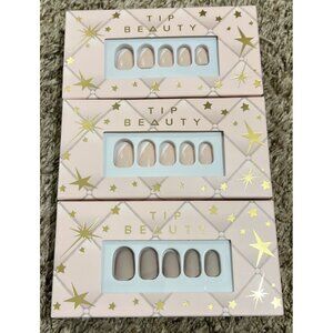 New In Box ~ 3 Sets New Tip Beauty Press On Nails